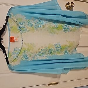 Summer sheer blouse